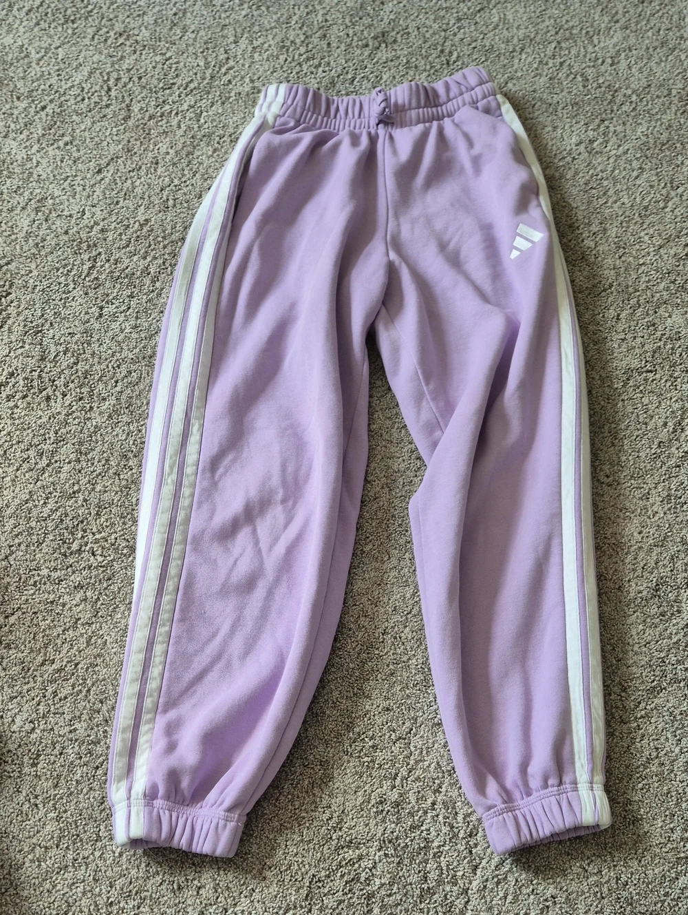 Adidas Lavender 3-purple Hoodie & Joggers Set